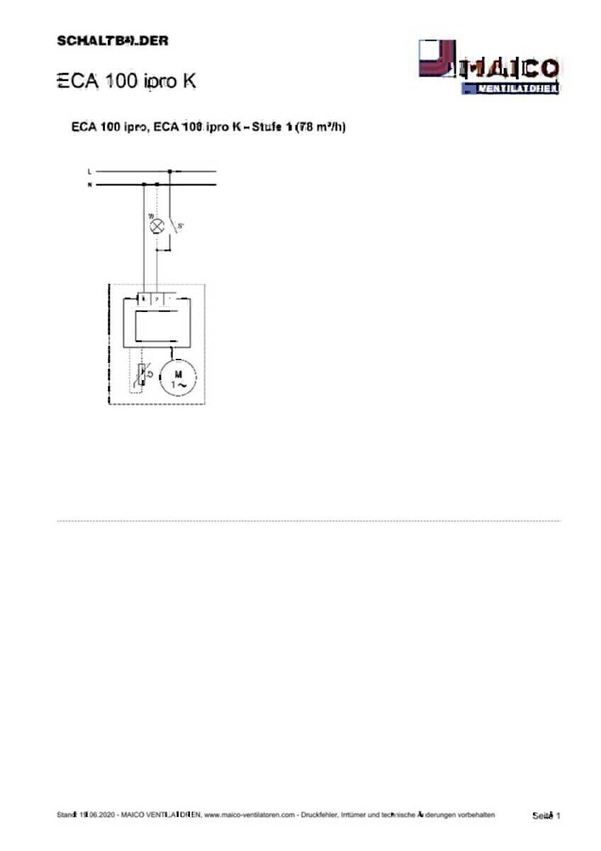 Maico Kleinraumventilator ECA 100 ipro K
