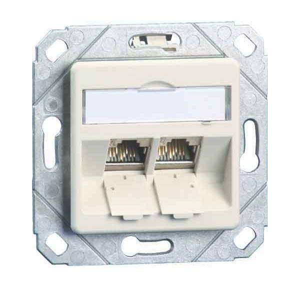 Metz Connect Anschlussdose C6Amodul Upk TN C6Amod-2UPk-180rw