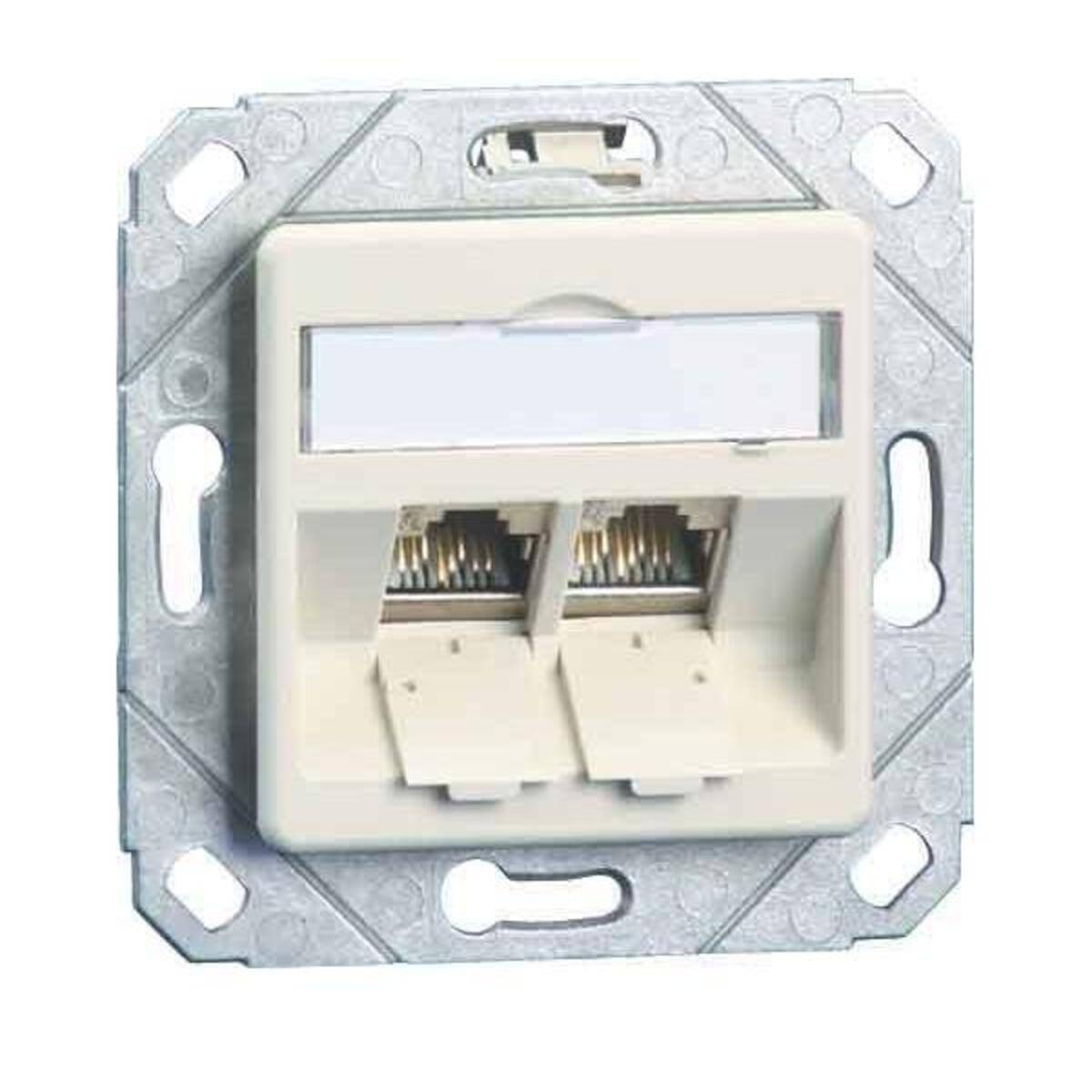 Metz Connect Anschlussdose C6Amodul Upk TN C6Amod-2UPk-180rw