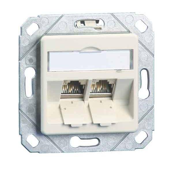 BTR NETCOM Anschlussdose C6Amodul Upk TN C6Amod-2UPk-270rw