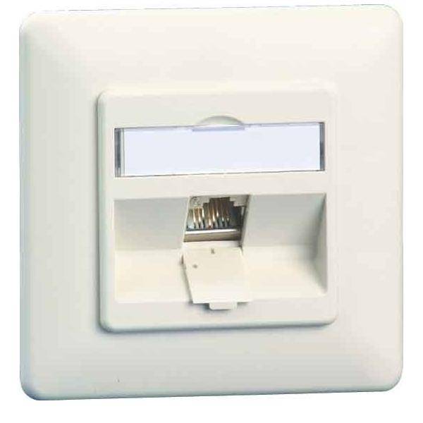 BTR NETCOM Anschlussdose C6Amodul UP TN C6Amod-1UP-180rw