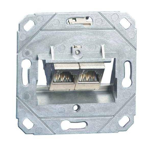 BTR NETCOM Anschlussdose C6Amodul UP0 TN C6Amod-2UP0-180