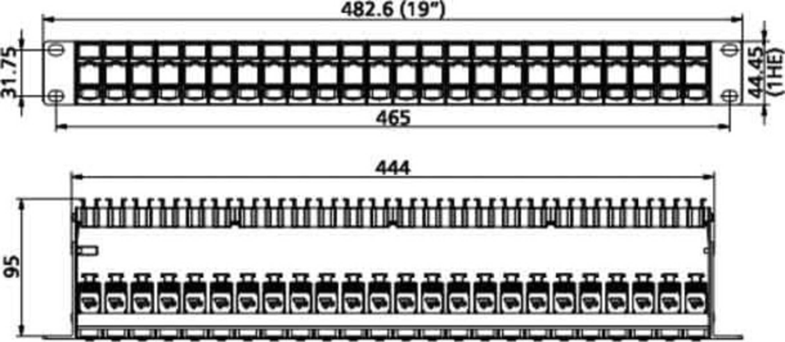Metz Connect Patchfeld C6Amodul 24Port TN C6Amod-MP24-7035