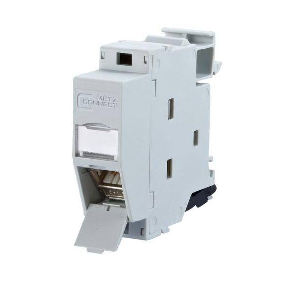 Metz Connect Hutschienenmodul,Kat.6A TN C6Amod-REG-270