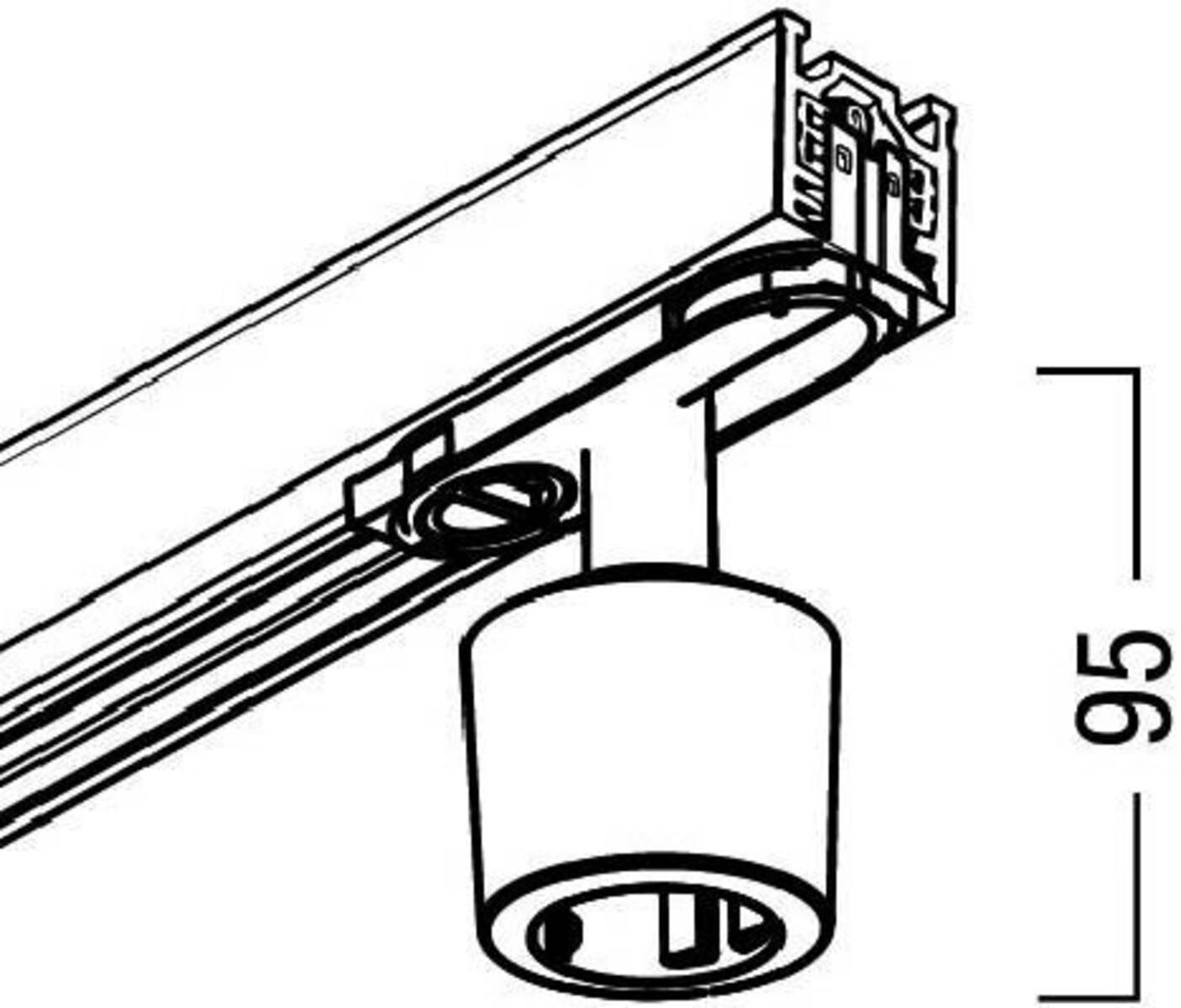 Zumtobel Group Adapter-Steckdose 3ph ws 3CU ADAPT #60280077