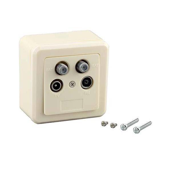 E+P Elektrik Twin SAT-Antennendose BKV 19