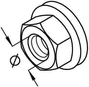 Puk Group Sechskantmutter SEMS 6