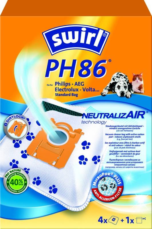 Melitta SDA Staubbeutel PH 86NeutralizairVE4