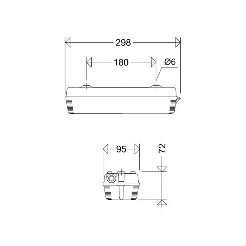 Schuch Licht LED-FR-Wannenleuchte 130 L07