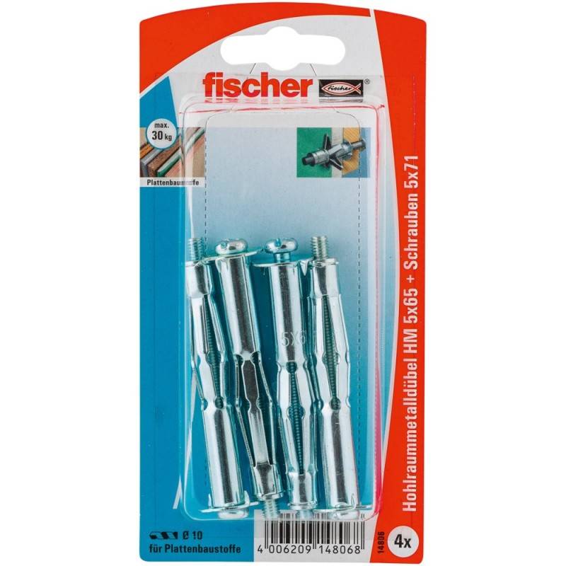 Fischer Deutschl. Hohlraum-Metalldübel HM565SK