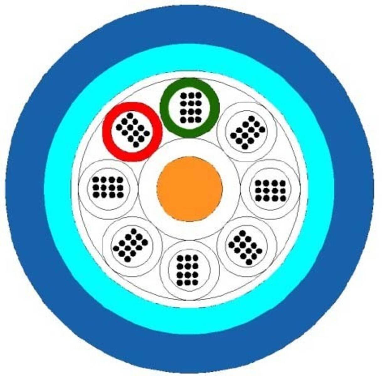 Draka Comteq (DNT) LWL-Kabel U-DQ(ZN)BH VB 60018839-Eca