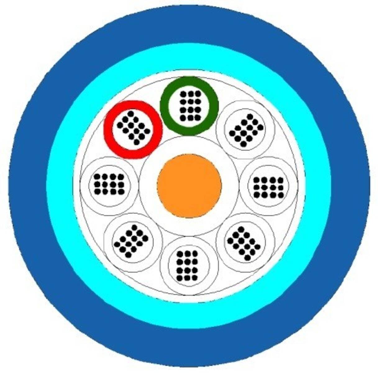 Draka Comteq (DNT) LWL-Kabel U-DQ(ZN)BH VB 60019622-Eca