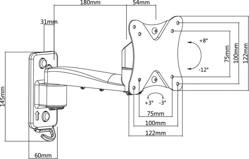 E+P Elektrik Wandhalterung WH223