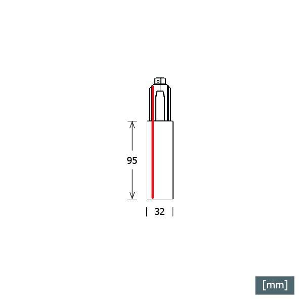 LTS Licht&Leuchten Endeinspeisung ST-A F/PE-L/9002 GR
