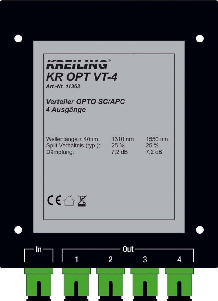Kreiling Tech. Verteiler OPTO SC/APC KR OPT VT-4