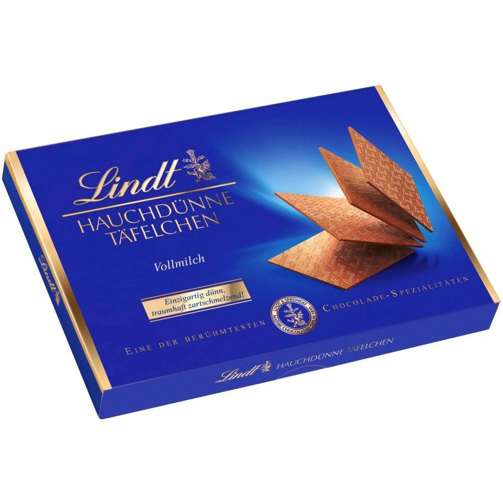 Lindt Hauchdünne Täfelchen Vollmilch 125g Inhalt: 125g