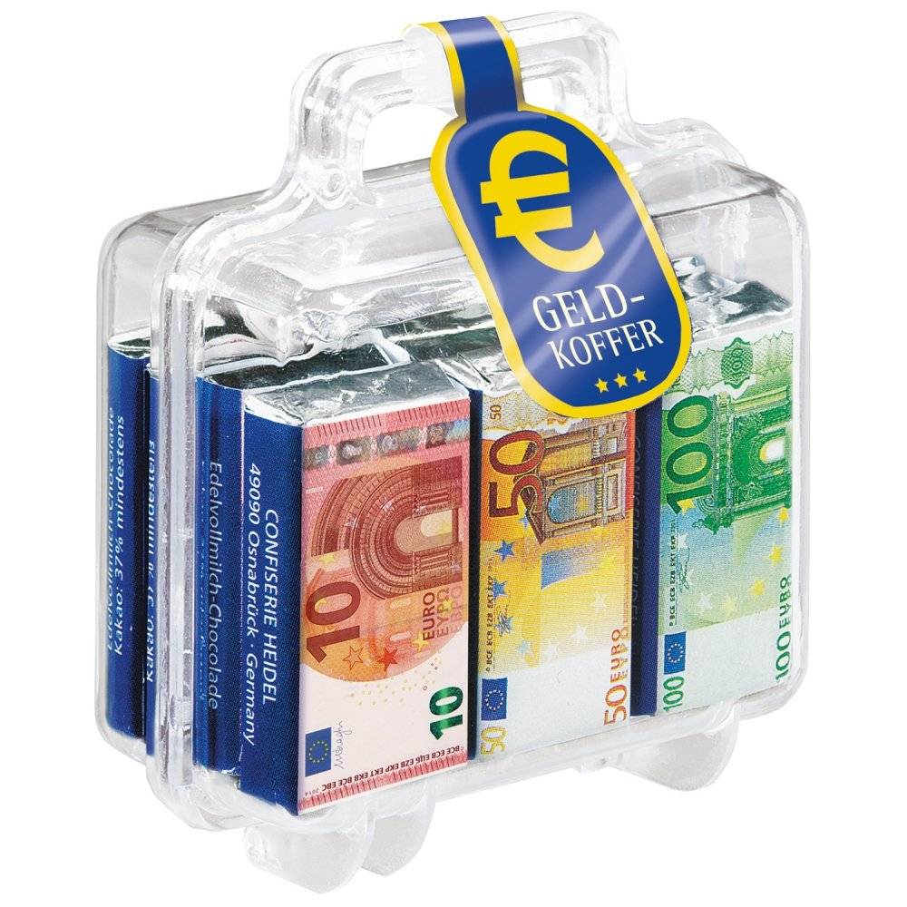 Heidel Euro-Geldkoffer 33g Inhalt: 33g