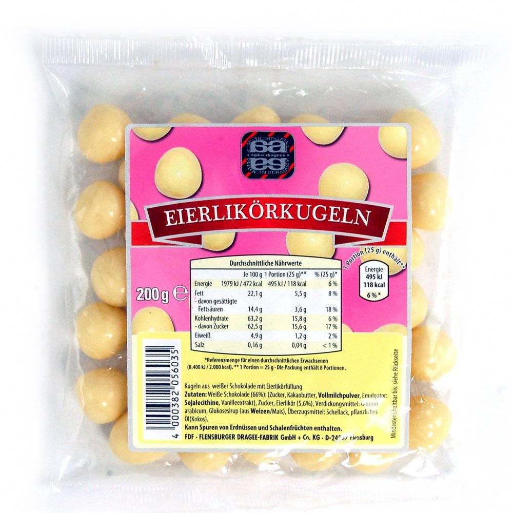agilus Eierlikörkugeln 200g Inhalt: 200g