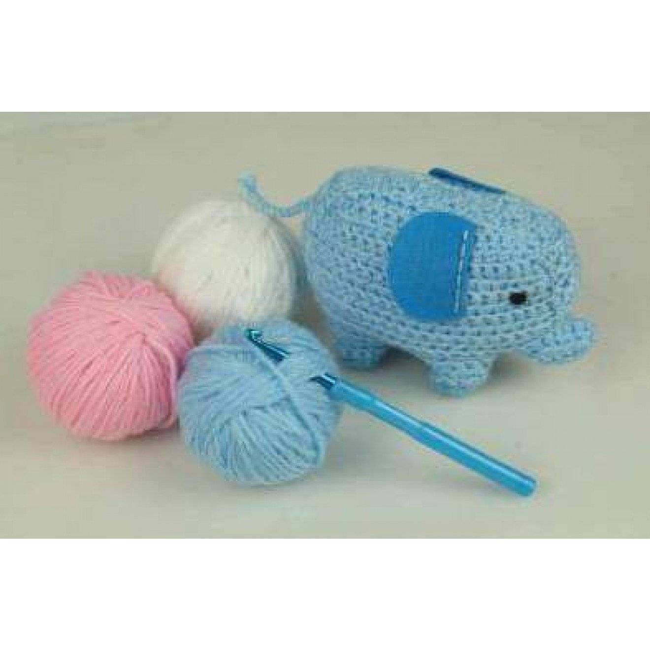 Häkeltier Bastelset Einhorn 19x6 cm