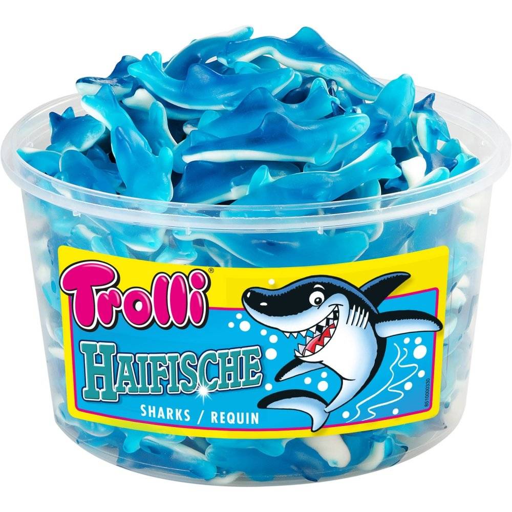 Trolli Haifische 150er Inhalt: 1200g