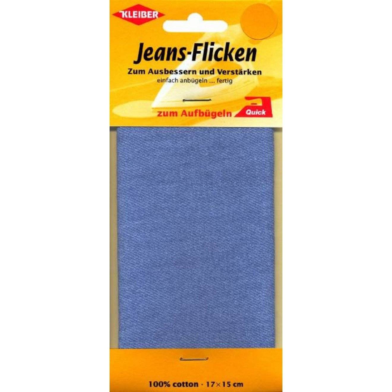 Jeans-Flicken ca. 17x15 cm 01 dunkelblau