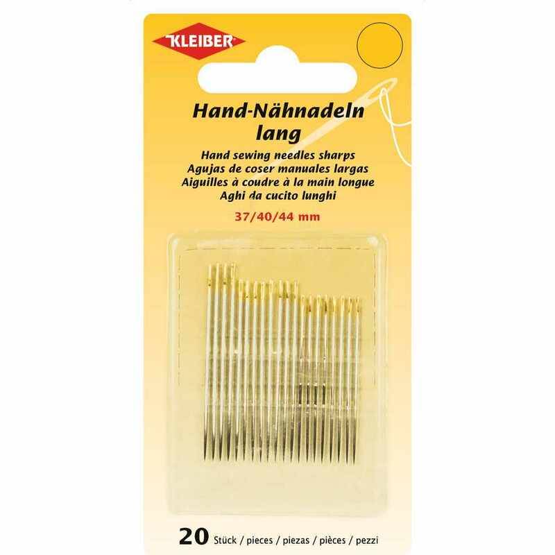 KLEIBER Hand-Nähnadel-Set, 20-teilig, lang