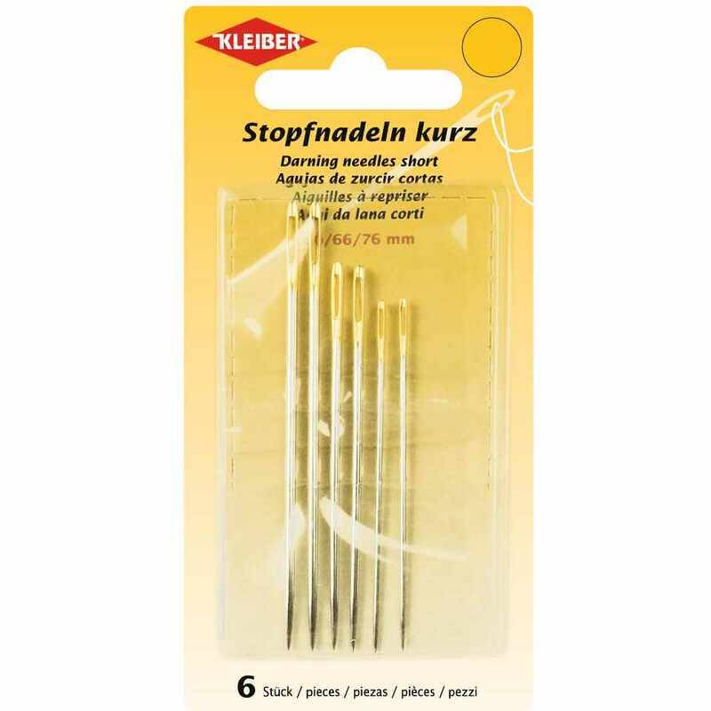 KLEIBER Stopfnadel-Set, kurz, 6-teilig