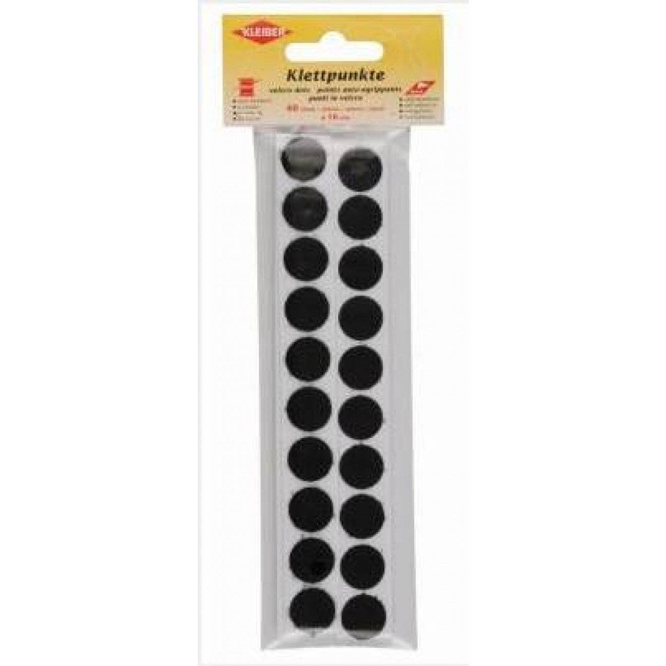 Klettpunkte klein ca. 16 mm 06 weiß 40 St