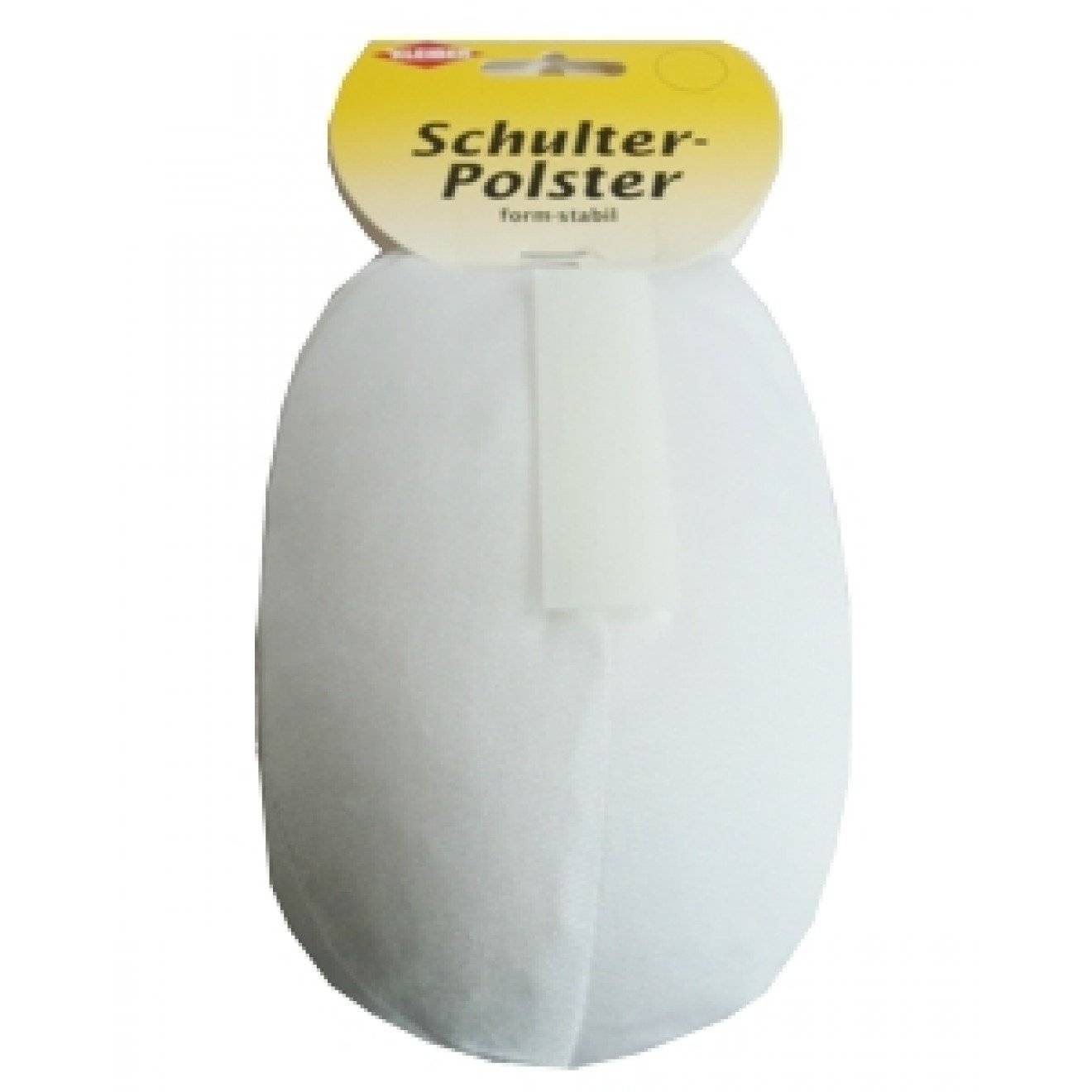 Schulterpolster mit Klett Raglan KR3 ca. 12x11x4 cm 61 weiß 2 St