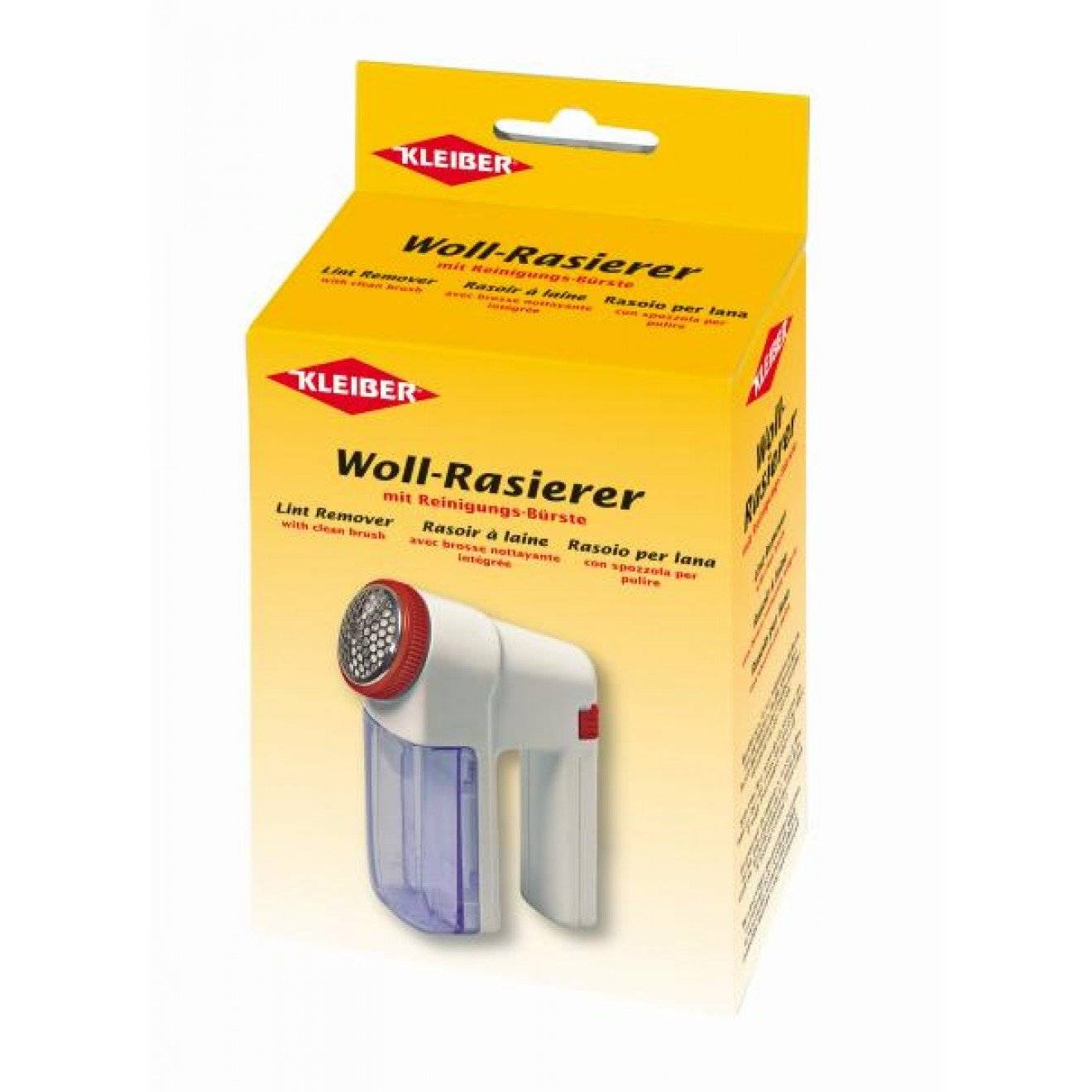 Wollrasierer mit Reinigungsbürste groß