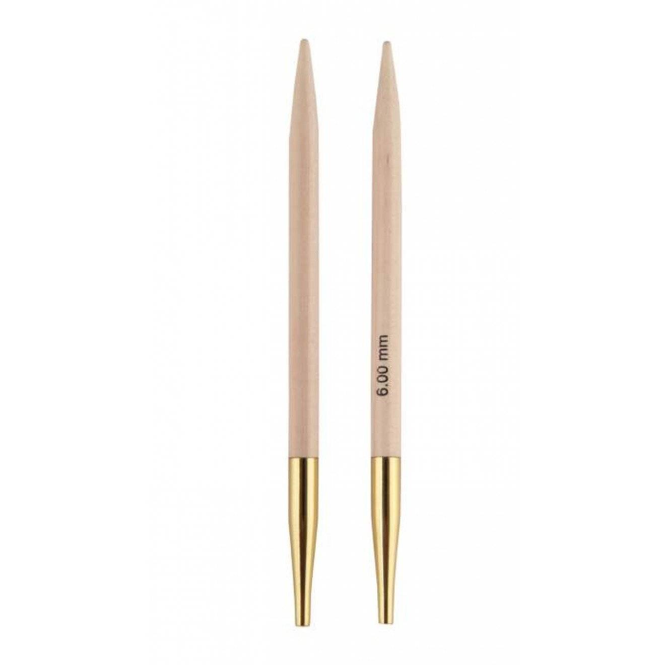 austauschbare Rundstricknadeln basix Birch 6,00 mm 115 mm 1 Paar