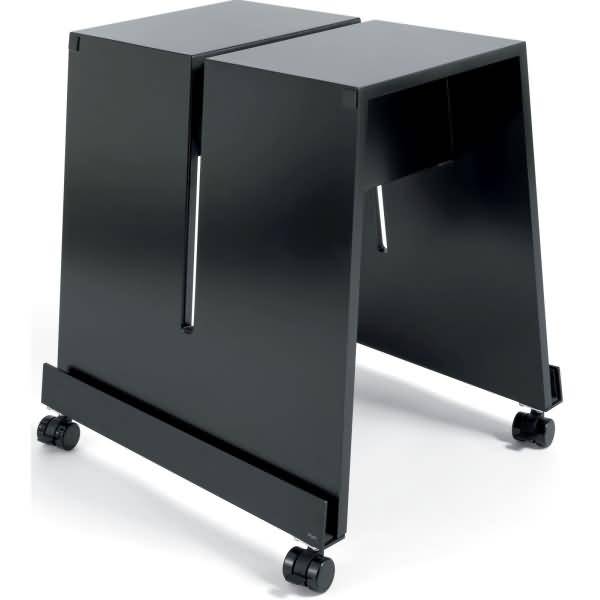 Tafelständer Stand Meet up MDF 523x464x550mm lackiert schwarz