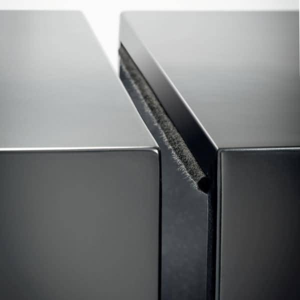 Tafelständer Stand Meet up MDF 523x464x550mm lackiert schwarz