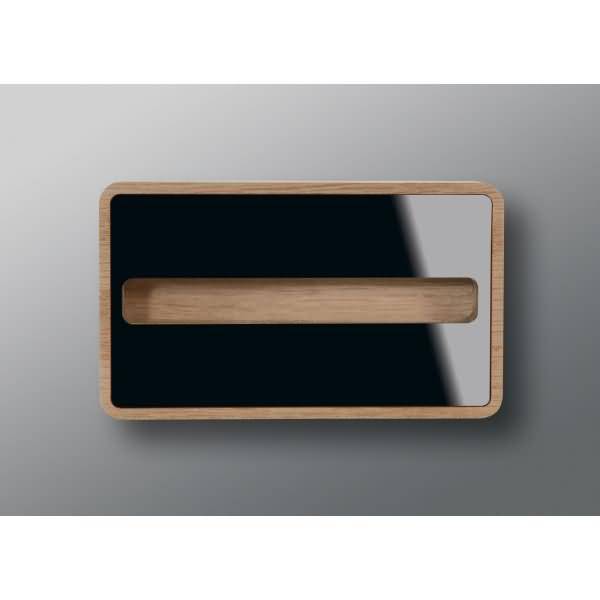 Visitenkarten-Aufsteller Eiche Holz/Acryl 30 Karten max. 90x60mm
