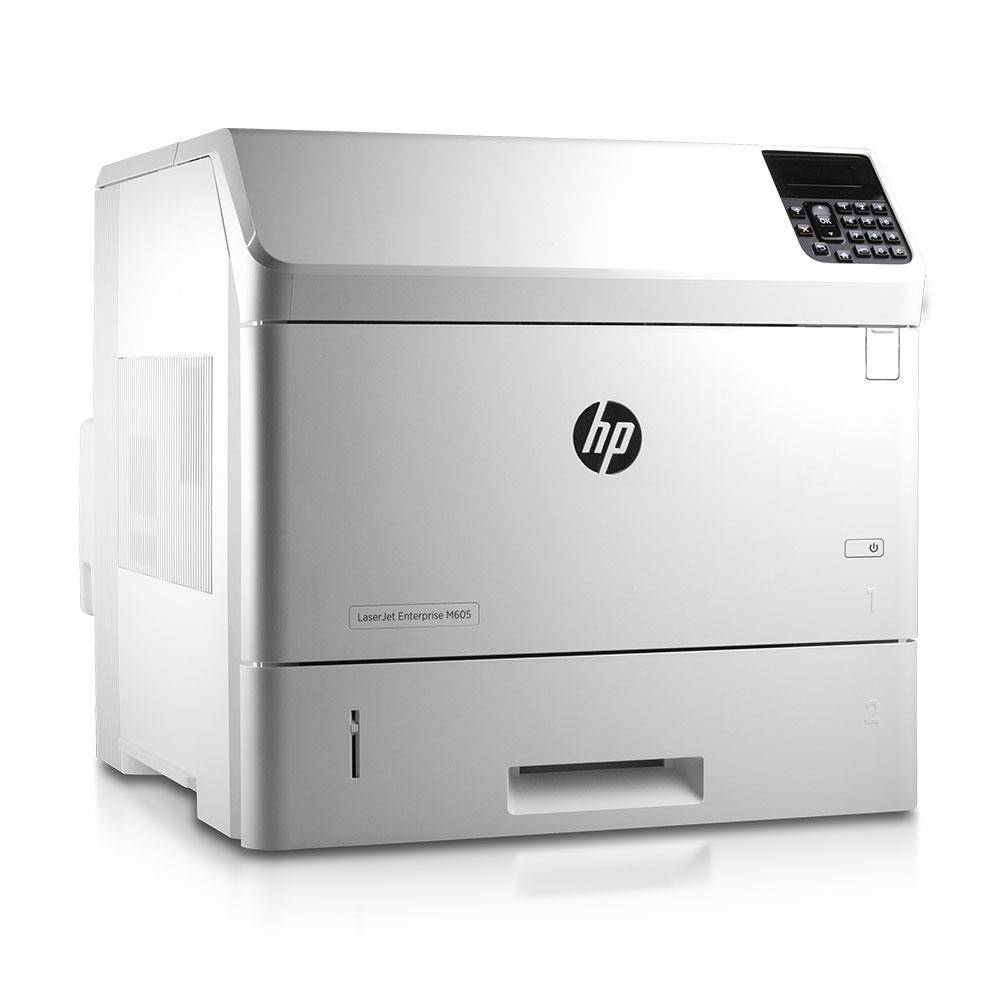HP LaserJet Enterprise (Refurbished) M605dn Laserdrucker s/w (55 Seiten/min., 4GB Flash, Duplex, GigaBit LAN)