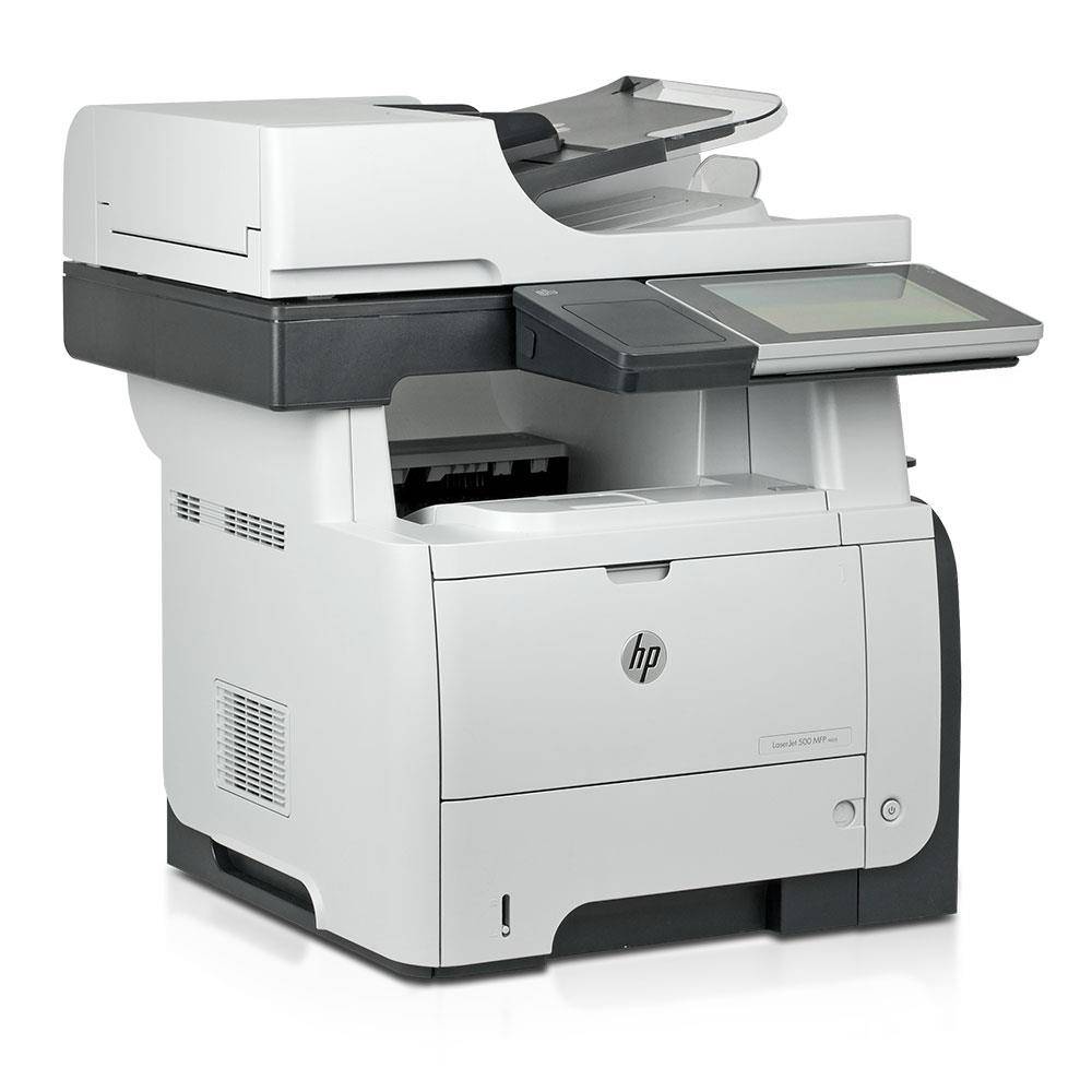 HP LaserJet 500 MFP (Refurbished) M525f AIO Drucker (Drucker/Scanner/Fax/Kopierer, Touchscreen, GigaBit, 320GB)