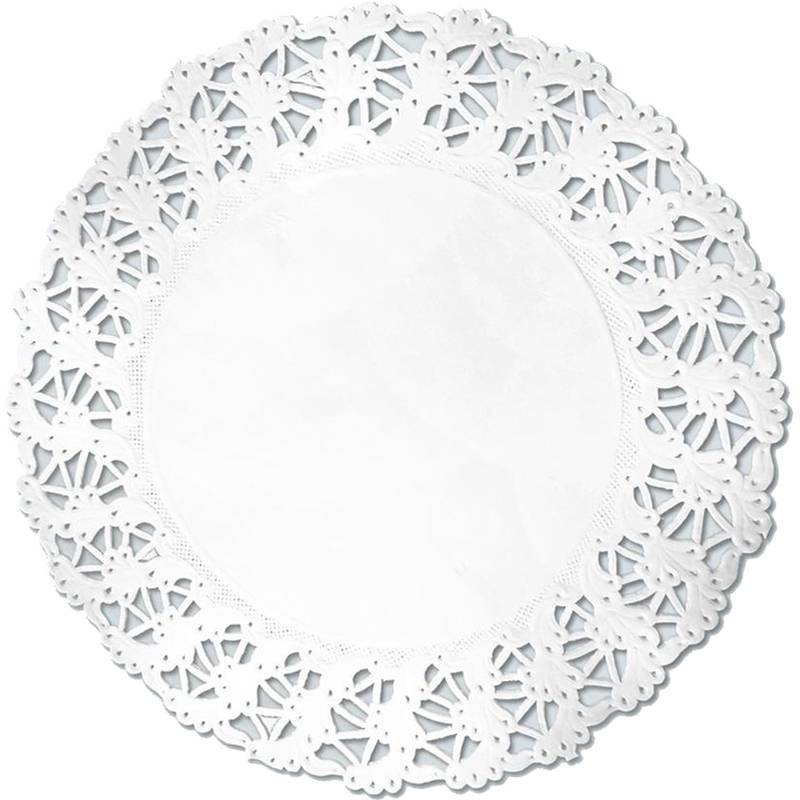 HYGOSTAR Tassendeckchen, rund, weiß, Durchmesser: 90 mm