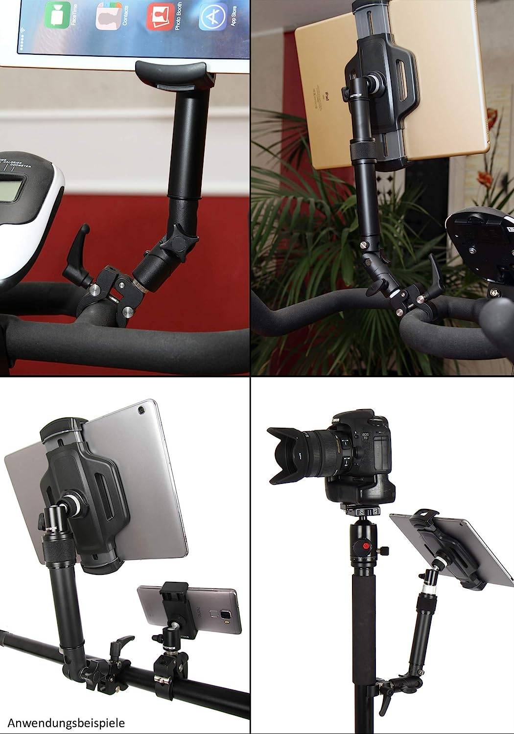 Photecs® Stativ-Verlängerung Pro-S mit Kniegelenk, kurzes Teleskop-Monopod