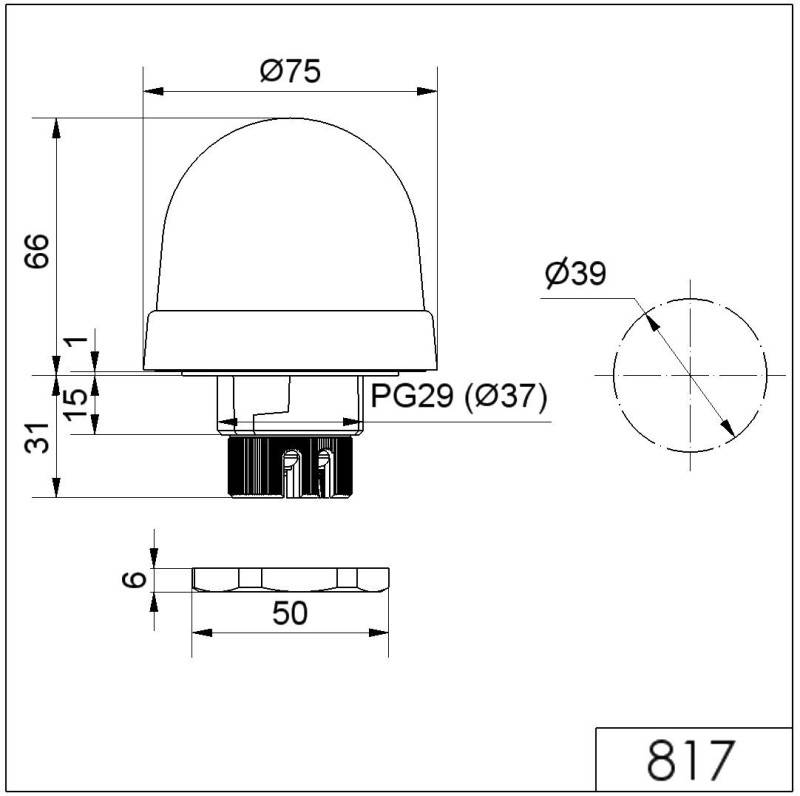 Werma Blitzleuchte 81710068