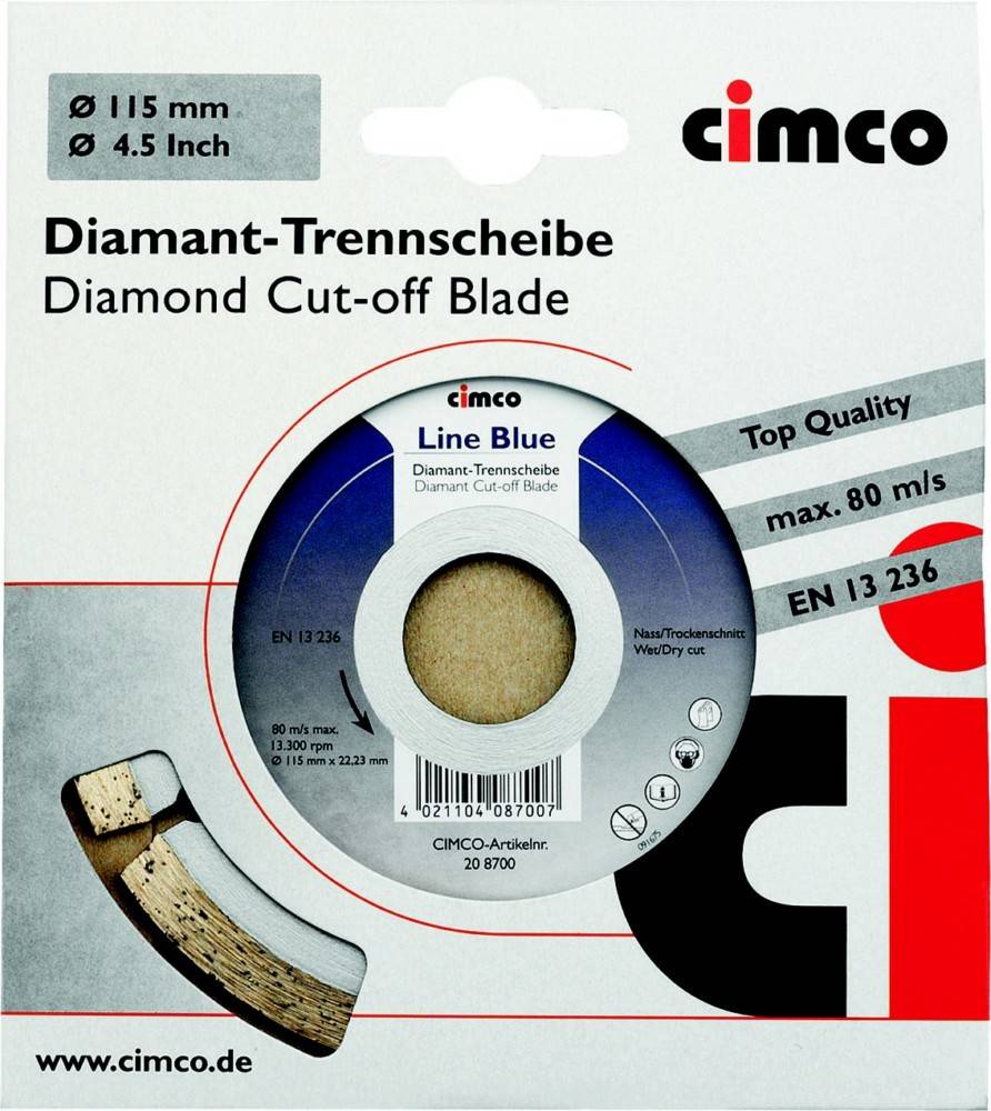 Cimco Werkzeuge Diamanttrennscheibe 208702
