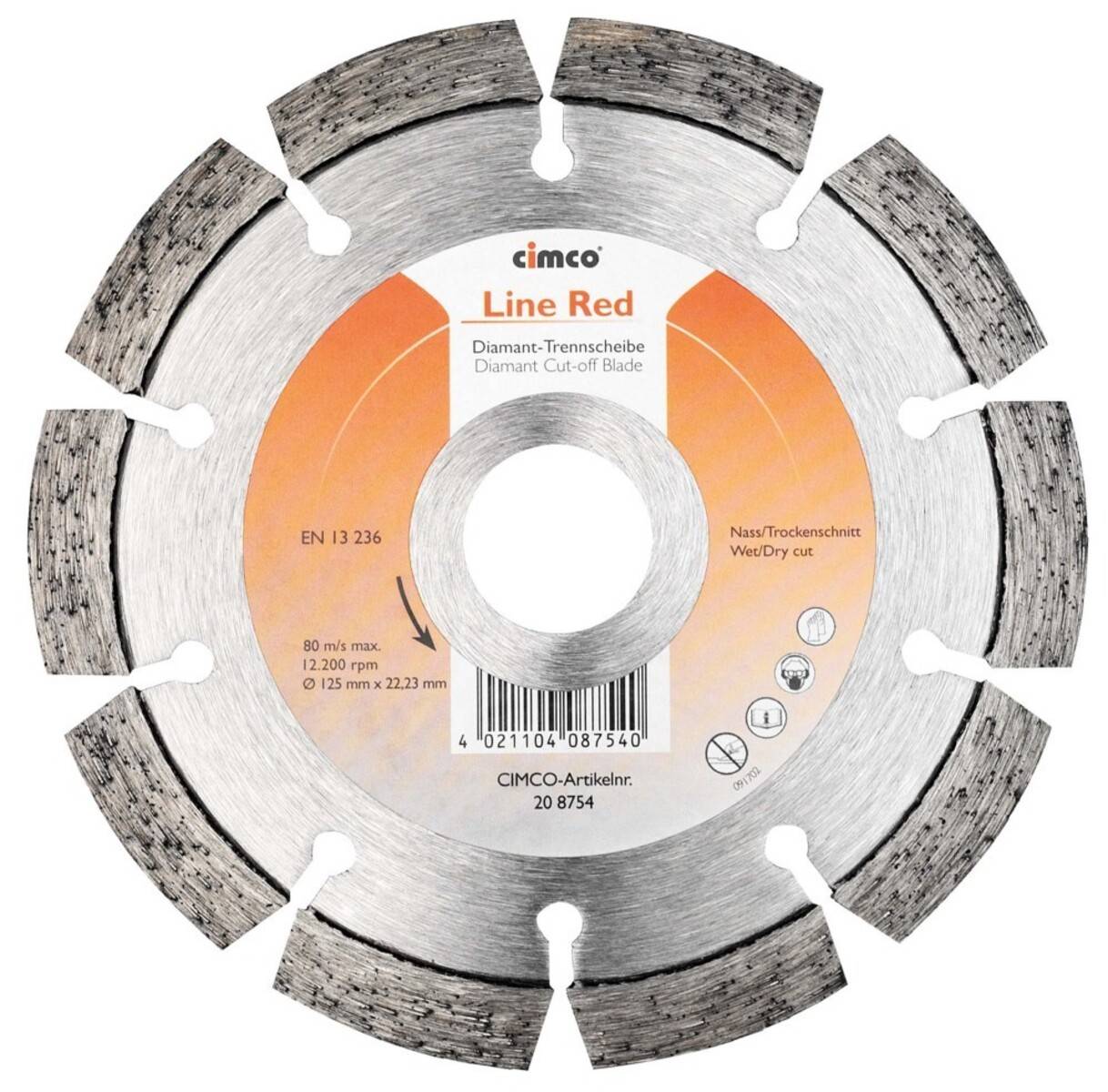 Cimco Werkzeuge Diamanttrennscheibe 208754