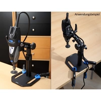 Photecs® Dritte Hand V1, höhenverstellbar bis ca. 37 cm, Halter f. Lötkolben, Dremel o. ähnliche Photecs® Dritte Hand V1, höhenverstellbar bis ca. 37 cm, Halter f. Lötkolben, Dremel o. ähnliche