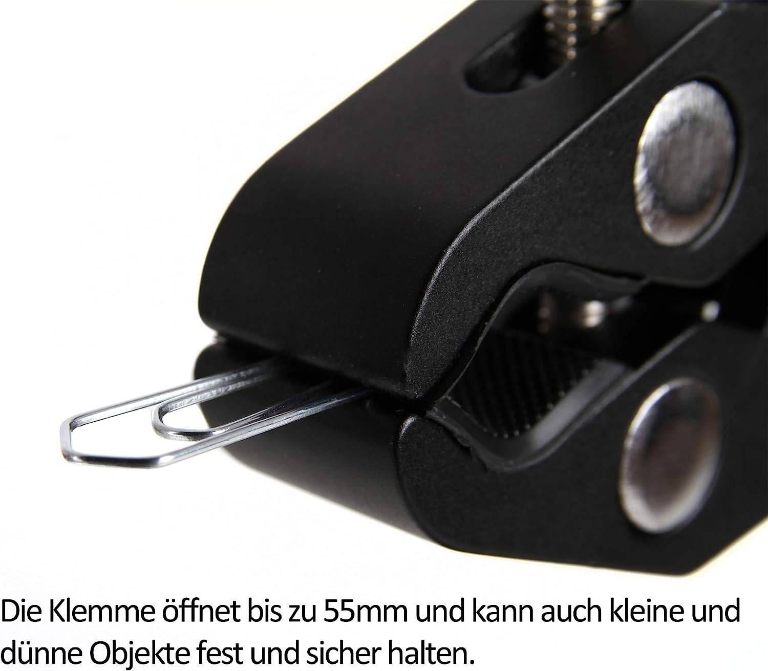 Photecs® Dritte Hand V1, höhenverstellbar bis ca. 37 cm, Halter f. Lötkolben, Dremel o. ähnliche