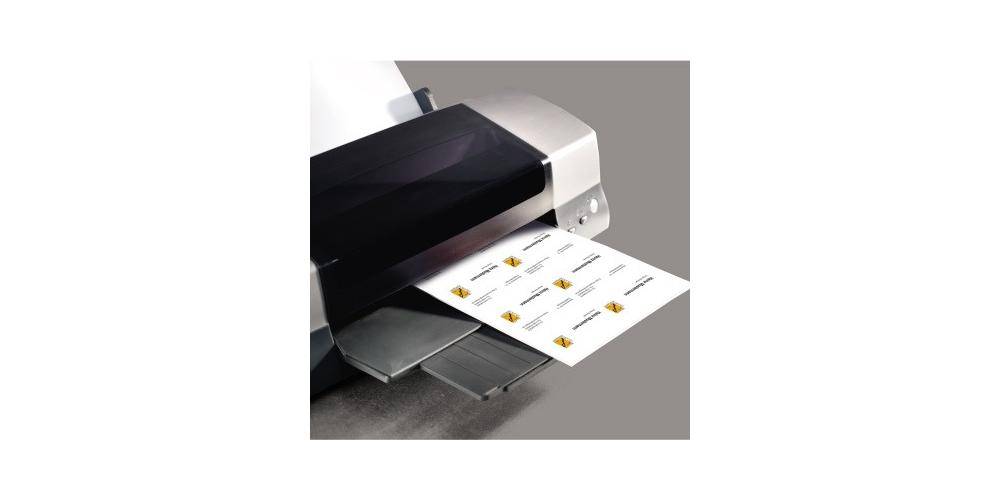 sigel Visitenkarte DIN A4 225g/m hochwei 10 Bl./Pack. 100 St./Pack.