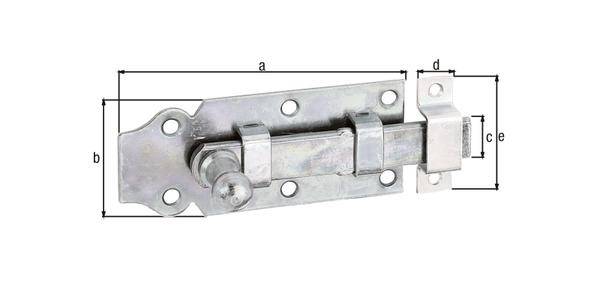 Balkenwinkel L100x100 mmmm B.40mm STA S.5mm galv.verz.d.pass.GAH