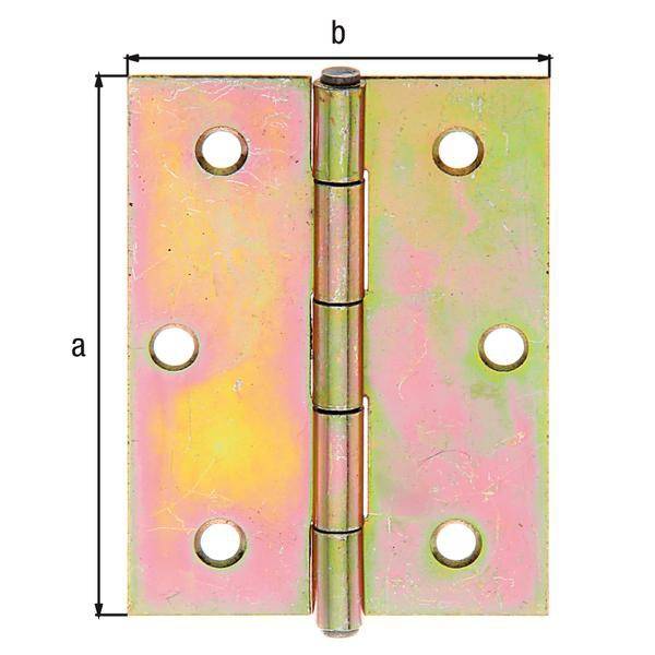 Scharnier H.80mm B.58mm S.1,5mm STA sdmverz.halbbreit GAH