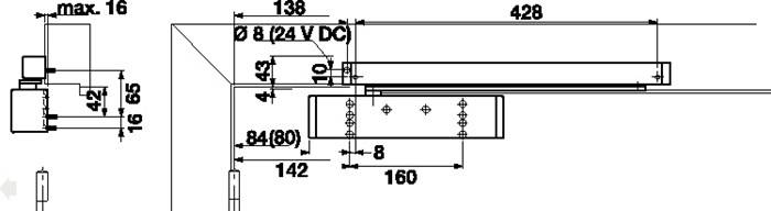 Türschließer TS 93 B Normalmont.Bands.EN 2-5 silber EN 2-5 DORMAKABA…