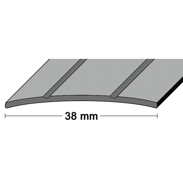 PG LM-Übergangsschiene Breite 38 mm Länge 90 cm Aluminium goldfarbig