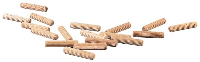 Riffeldübel L.120mm D.16mm Mahagoni…