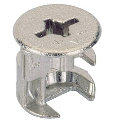 Exzenterverbinder m.Abdeckrand 16mm HETTICH